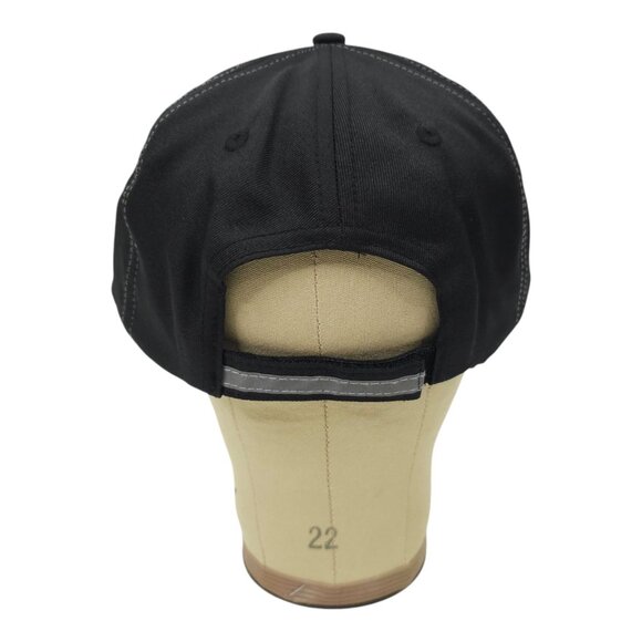 Hubbell Power Systems Strapback Cap Trucker Baseball Embroidered Patch Hat Black - Picture 4 of 13